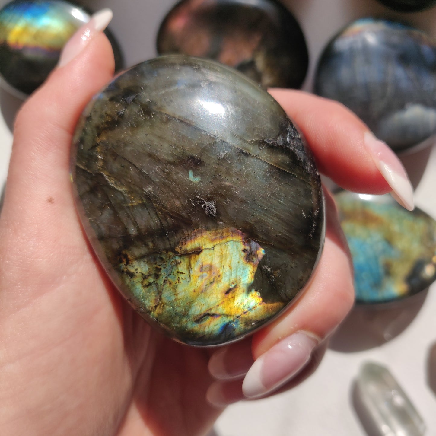 Labradorite Palm Stone (#262) - Simply Affinity