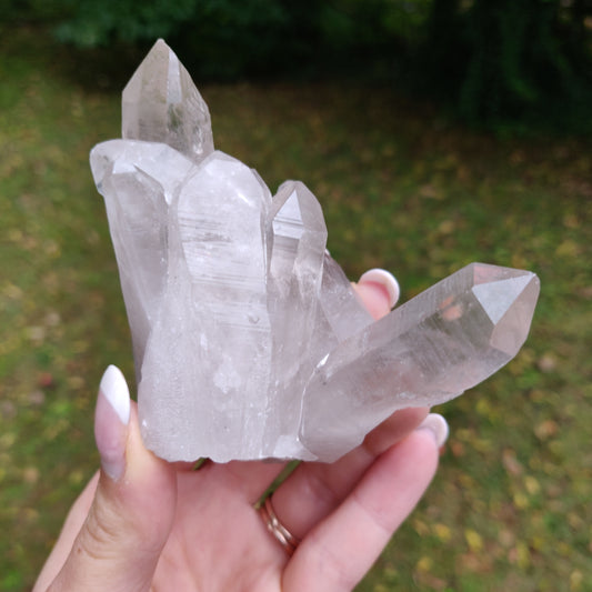 Lemurian Smoky Quartz Cluster (#12) - Simply Affinity