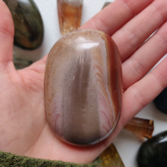 Polychrome Jasper Palm Stone (#15) - Simply Affinity
