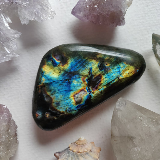 Labradorite Palm Stone (#266) - Simply Affinity