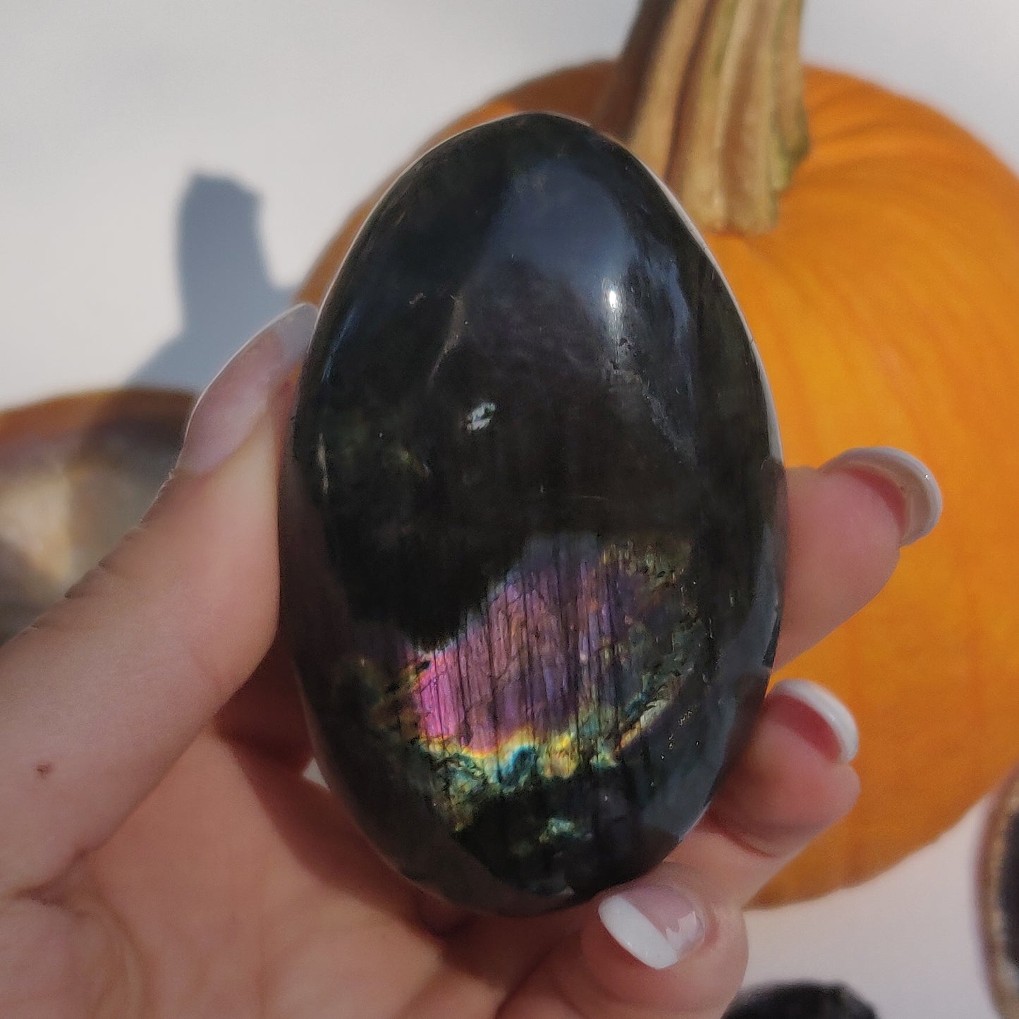 Labradorite Palm Stone (#270) - Simply Affinity