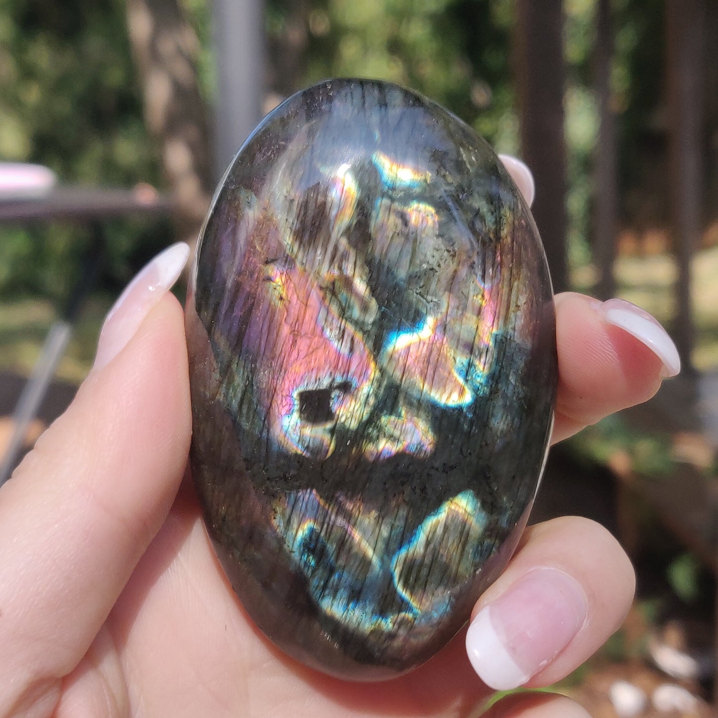 Labradorite Palm Stone (#270) - Simply Affinity