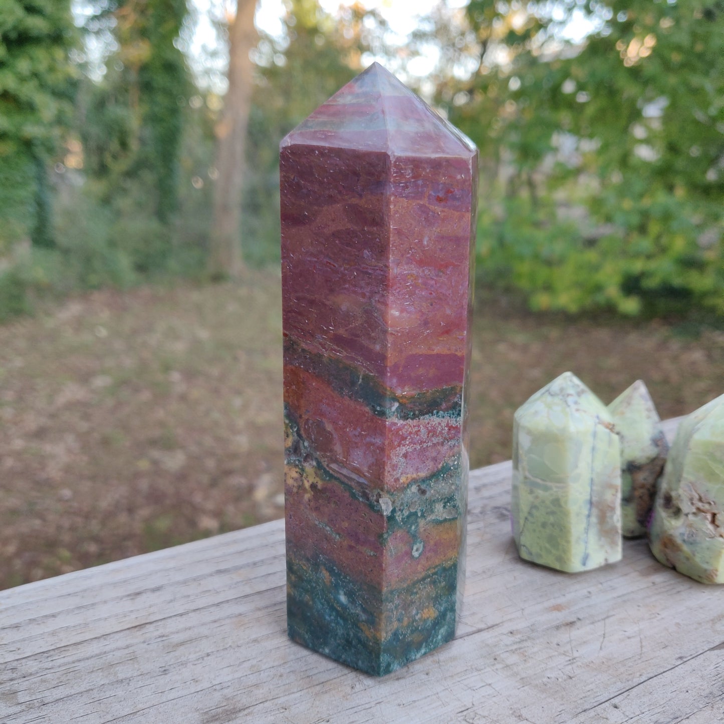 Rainbow Spirit Jasper Tower (#4) - Simply Affinity