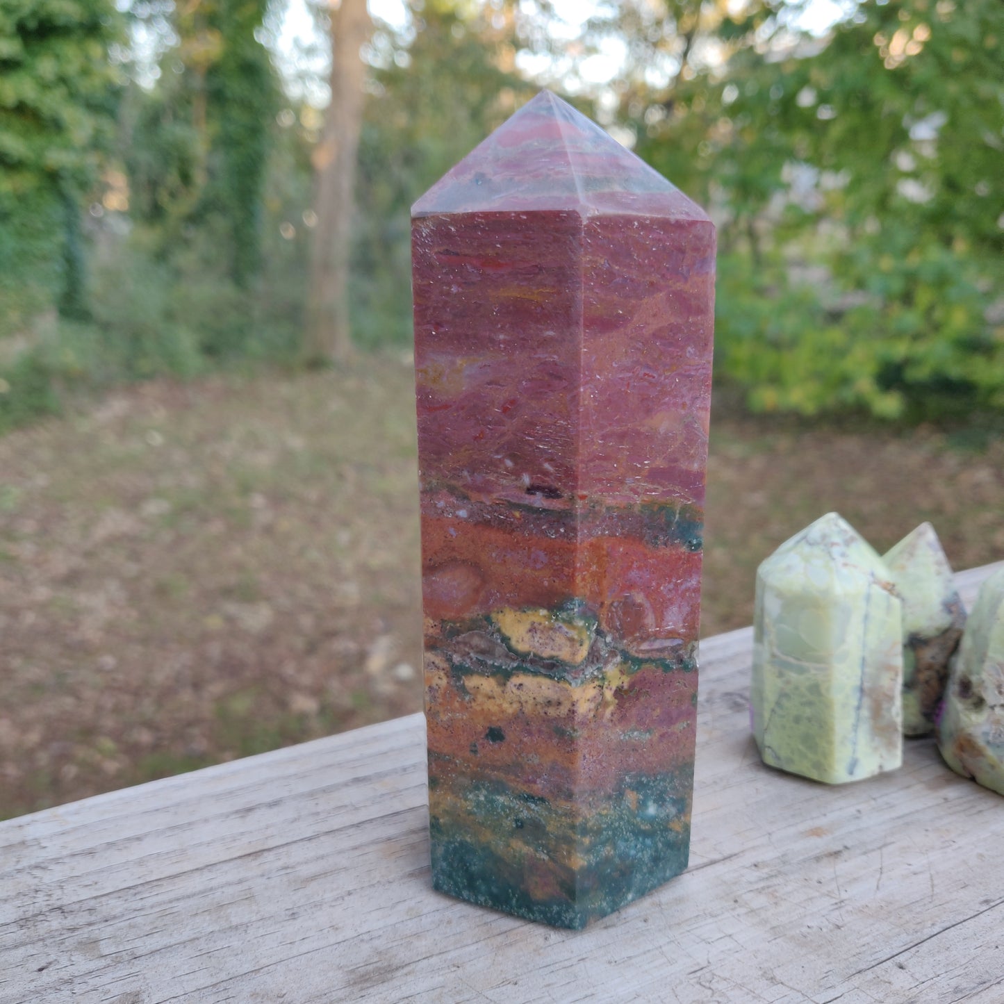 Rainbow Spirit Jasper Tower (#4) - Simply Affinity