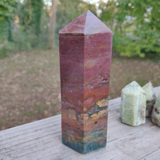 Rainbow Spirit Jasper Tower (#4) - Simply Affinity