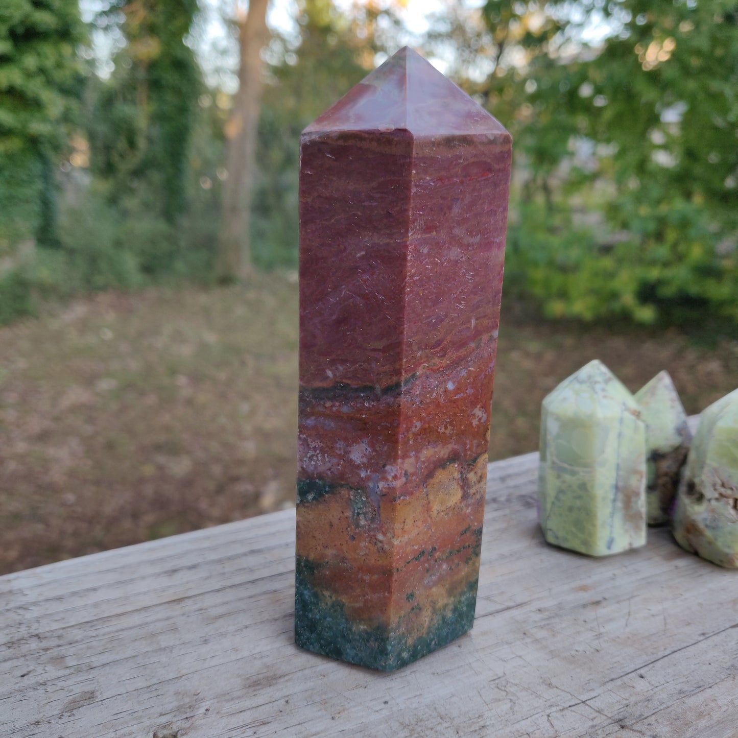 Rainbow Spirit Jasper Tower (#4) - Simply Affinity