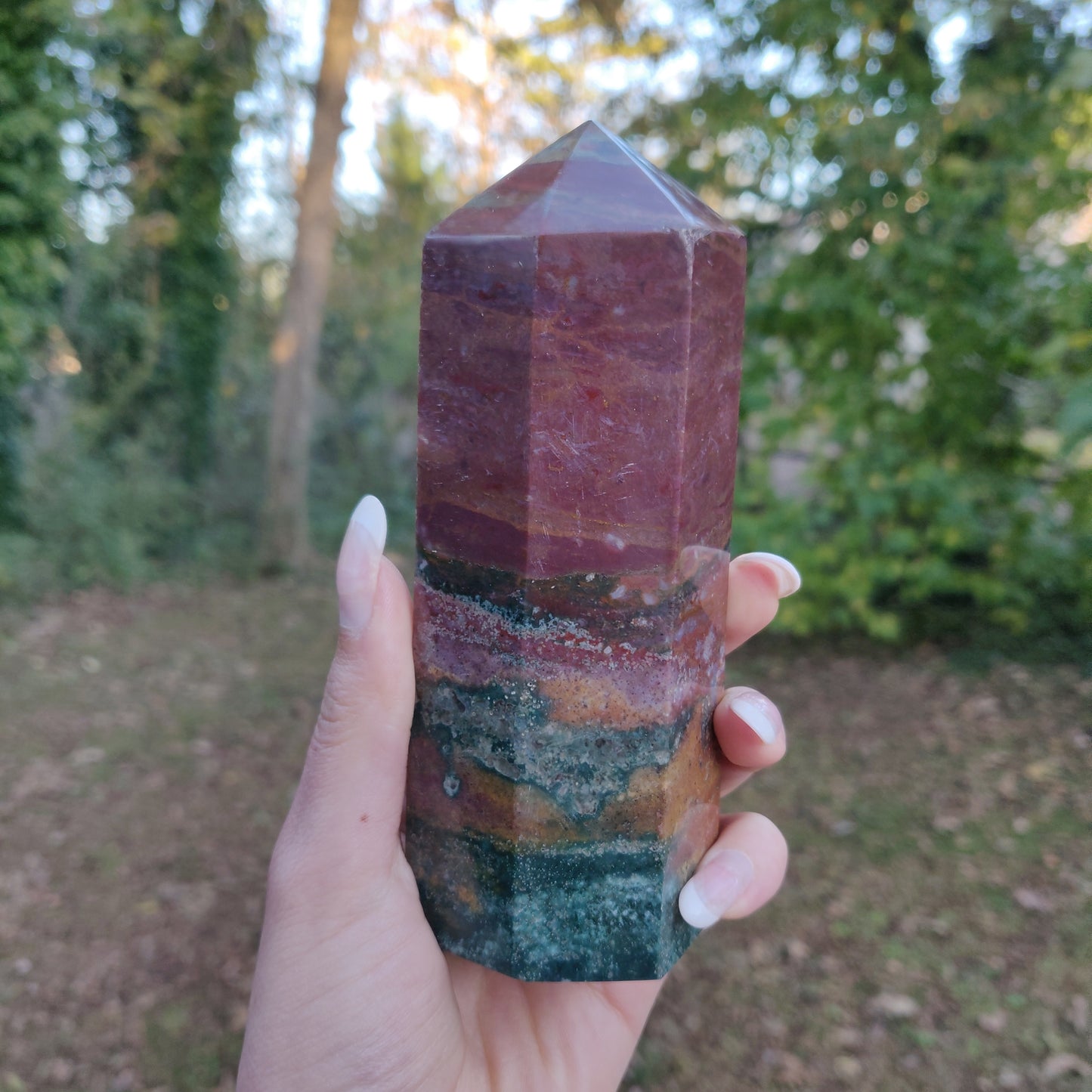 Rainbow Spirit Jasper Tower (#4) - Simply Affinity