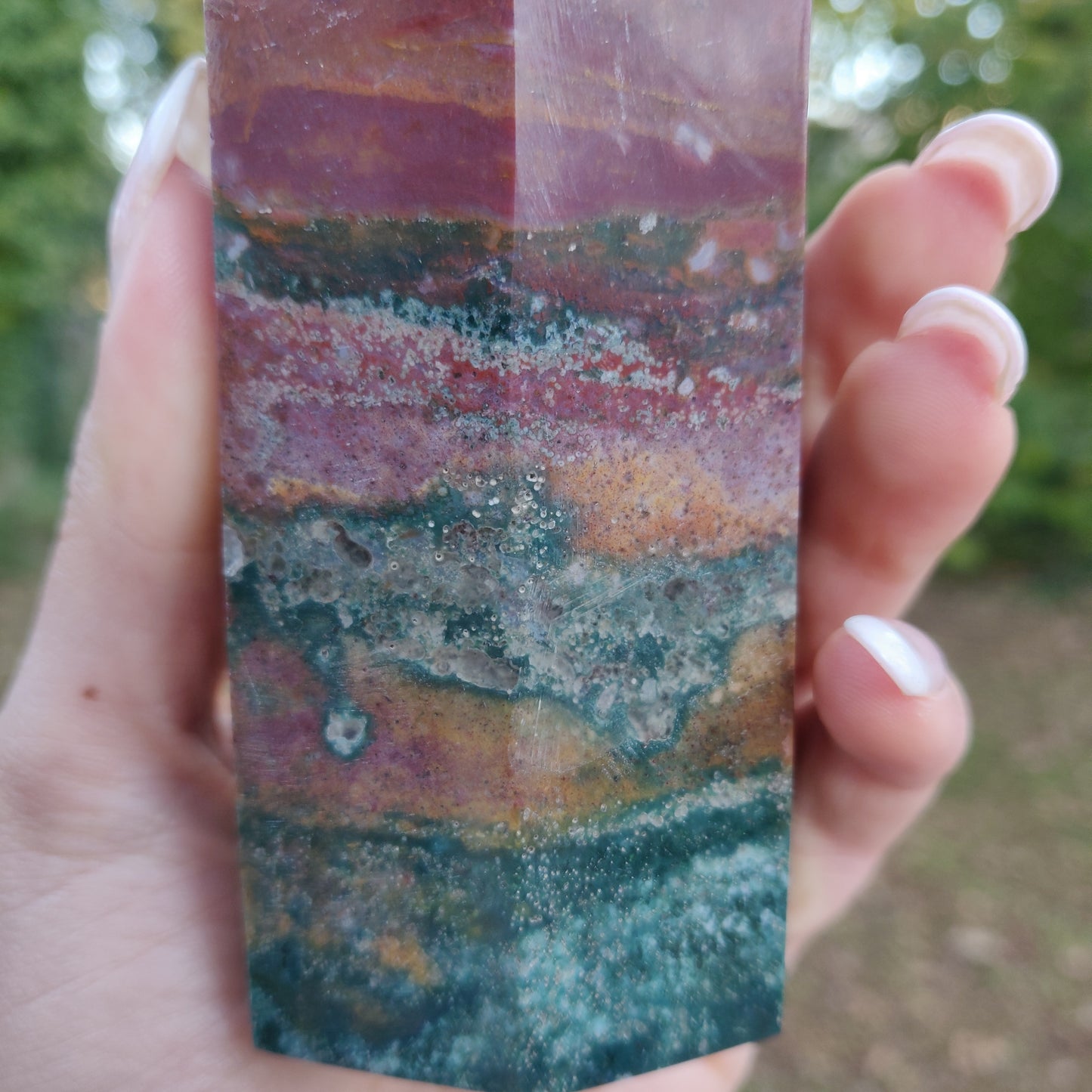 Rainbow Spirit Jasper Tower (#4) - Simply Affinity