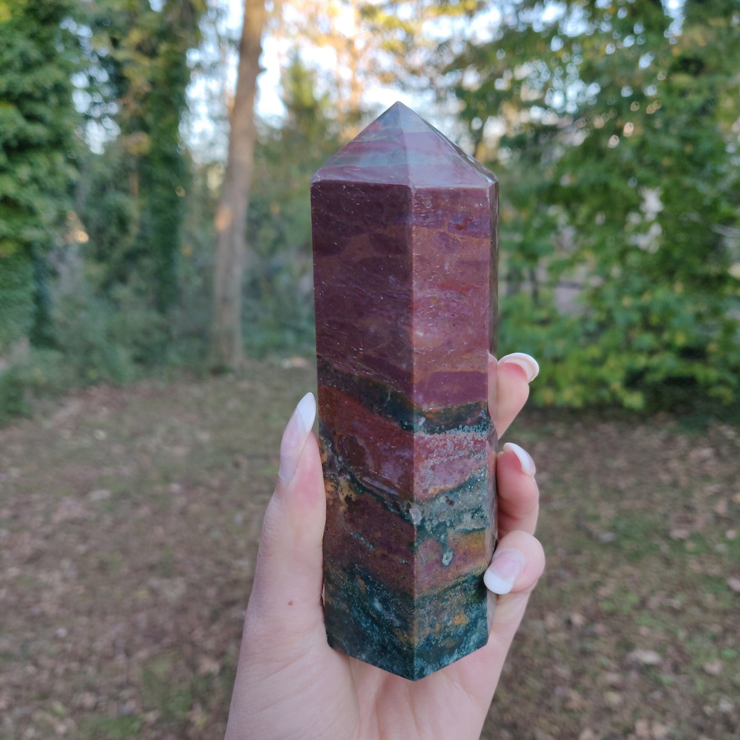 Rainbow Spirit Jasper Tower (#4) - Simply Affinity