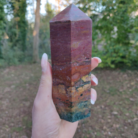 Rainbow Spirit Jasper Tower (#4) - Simply Affinity