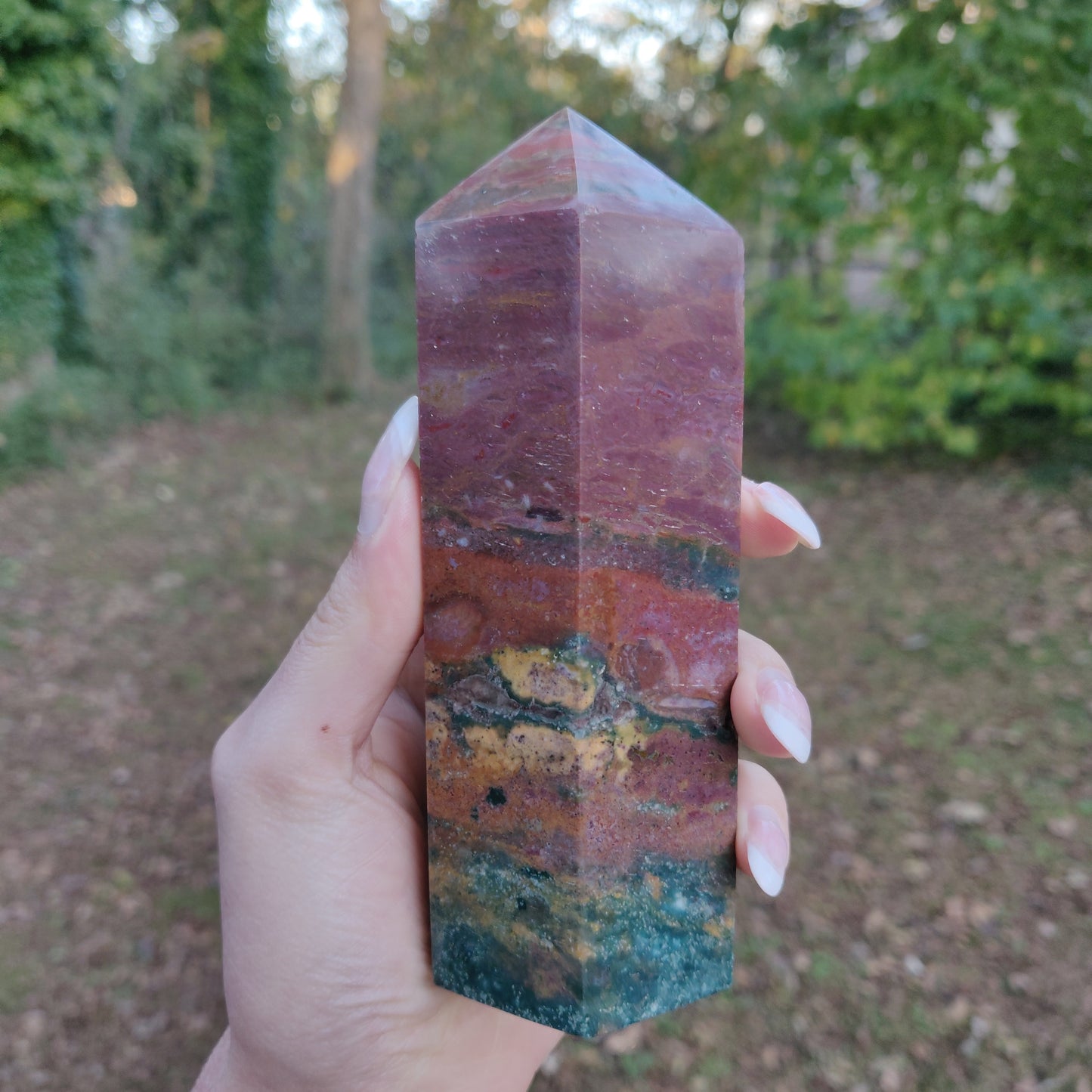 Rainbow Spirit Jasper Tower (#4) - Simply Affinity