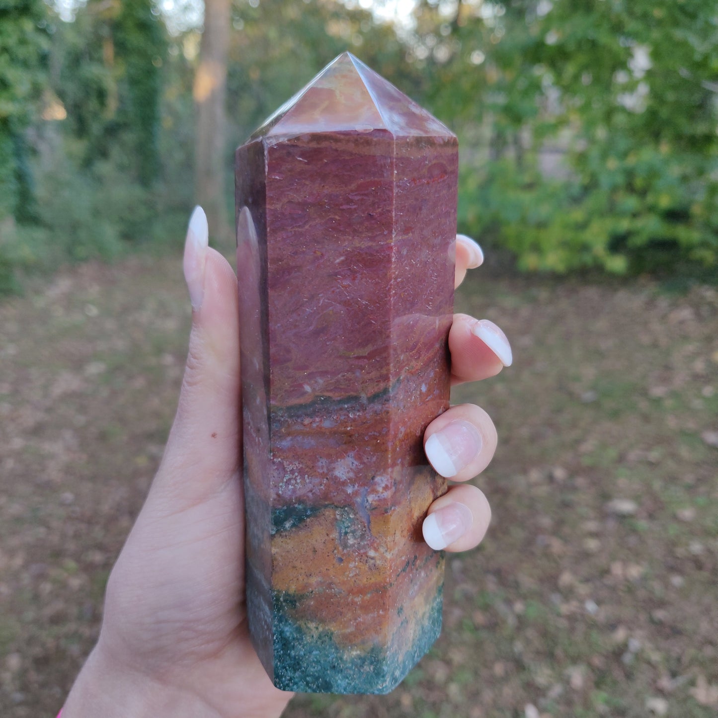 Rainbow Spirit Jasper Tower (#4) - Simply Affinity