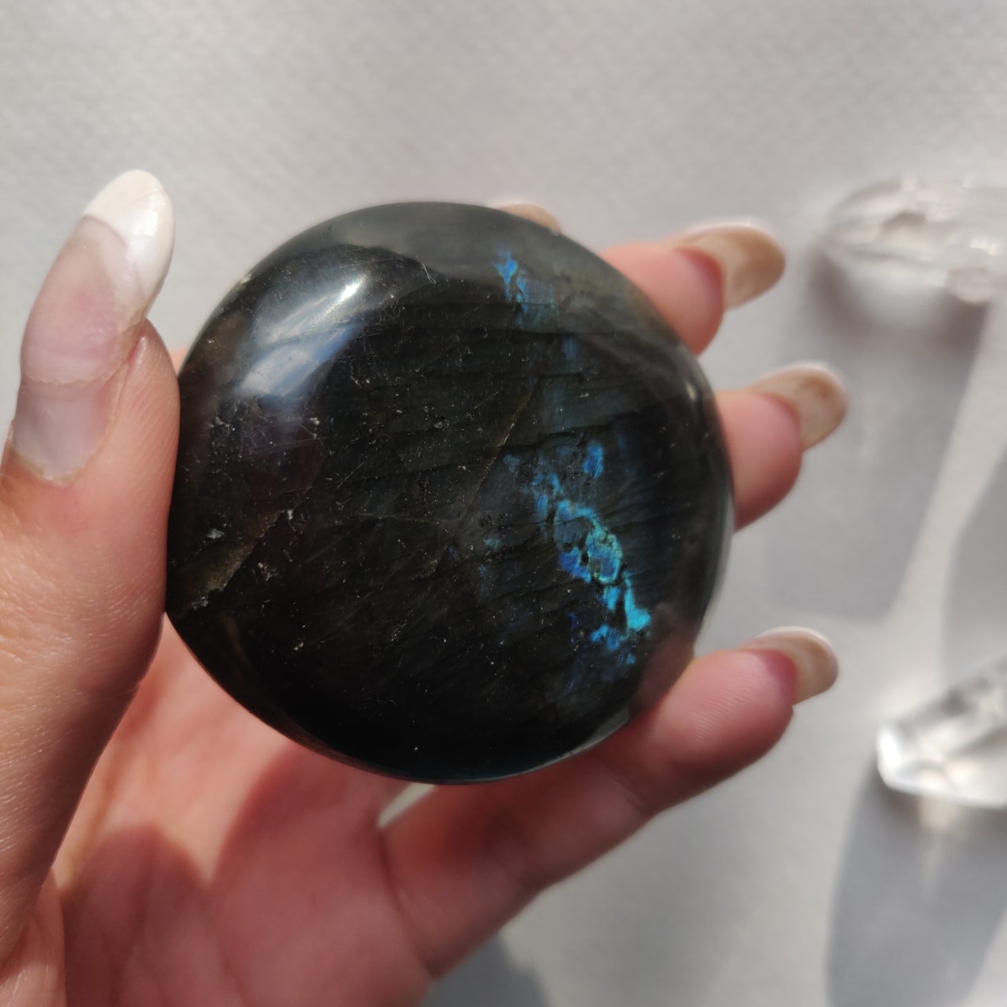 Labradorite Palm Stone (#275) - Simply Affinity