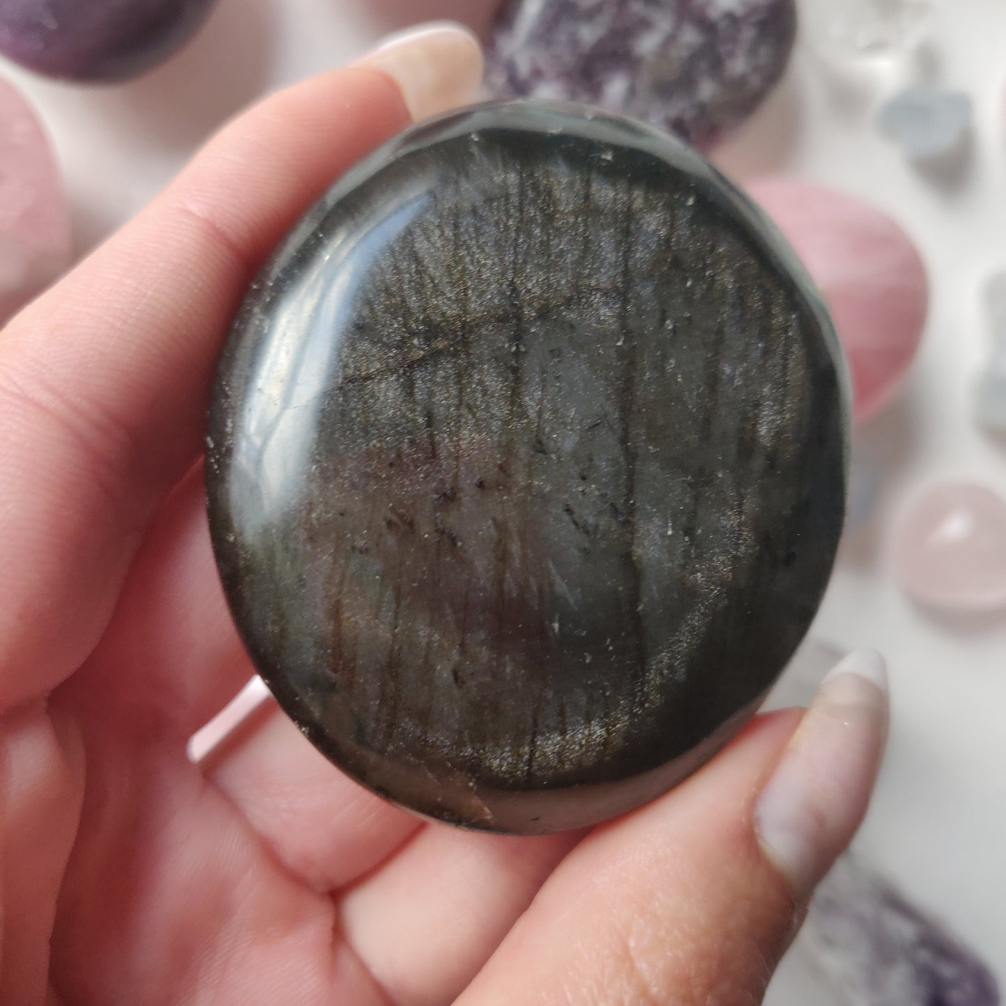 Labradorite Palm Stone (#275) - Simply Affinity