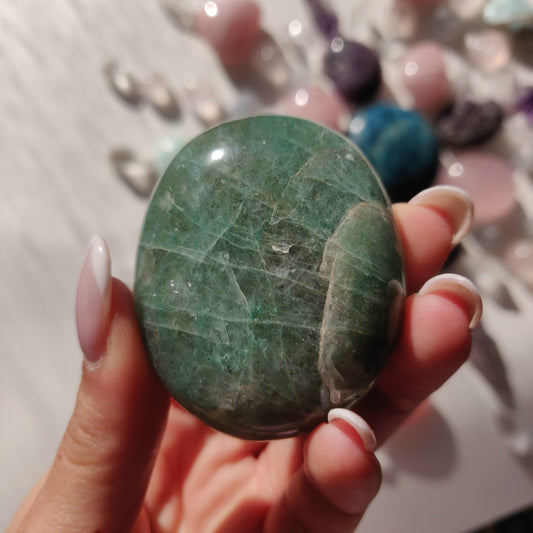 Green Aventurine Palm Stone (#2) - Simply Affinity