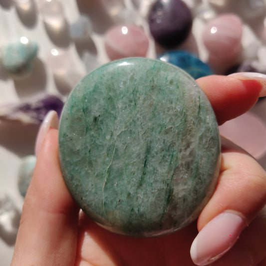 Green Aventurine Palm Stone (#3) - Simply Affinity