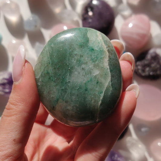 Green Aventurine Palm Stone (#6) - Simply Affinity