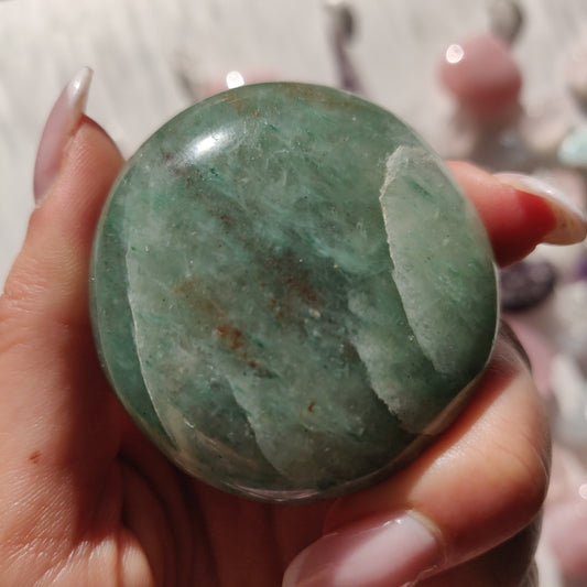 Green Aventurine Palm Stone (#9) - Simply Affinity