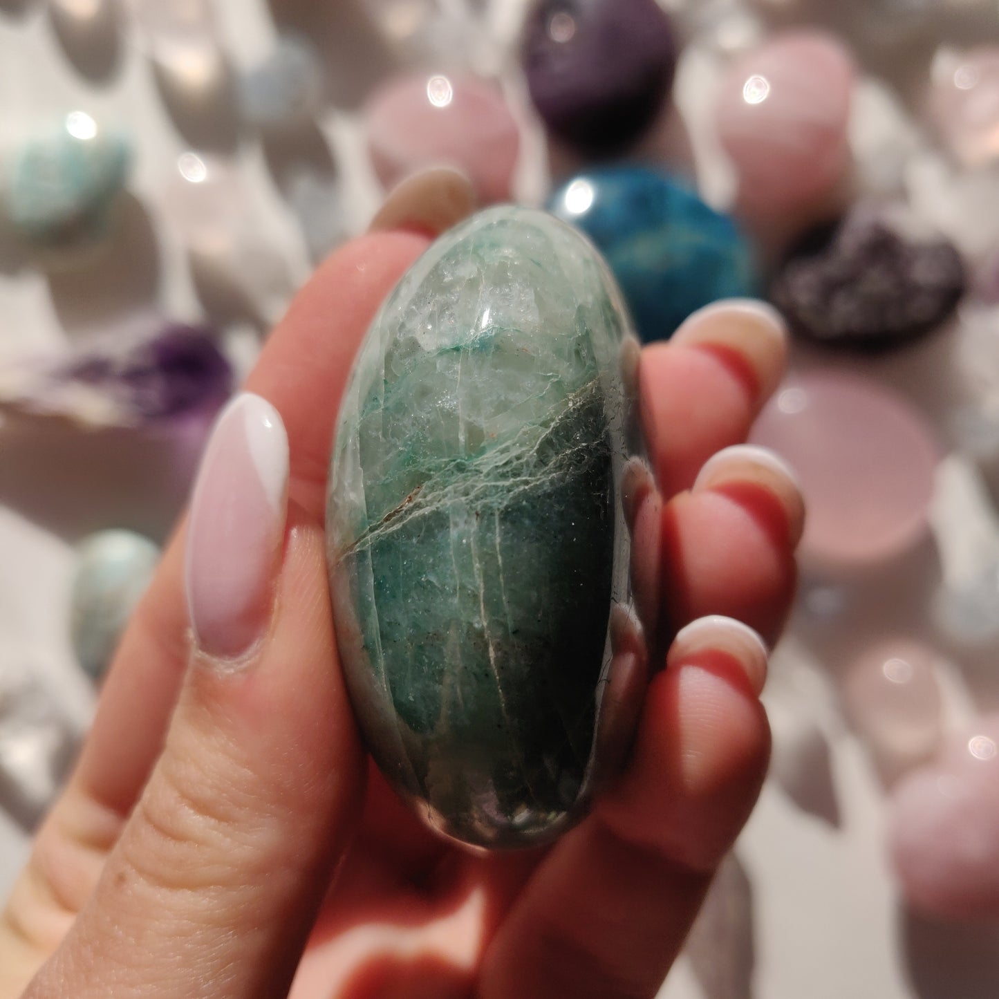 Green Aventurine Palm Stone (#10) - Simply Affinity