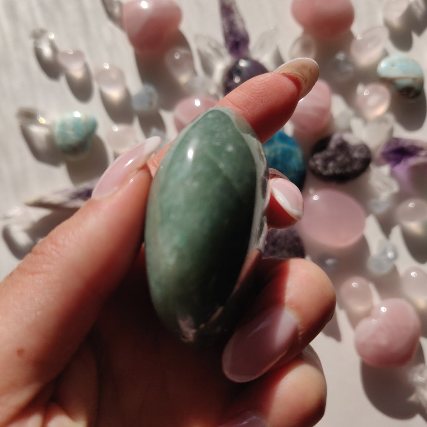 Green Aventurine Palm Stone (#11) - Simply Affinity
