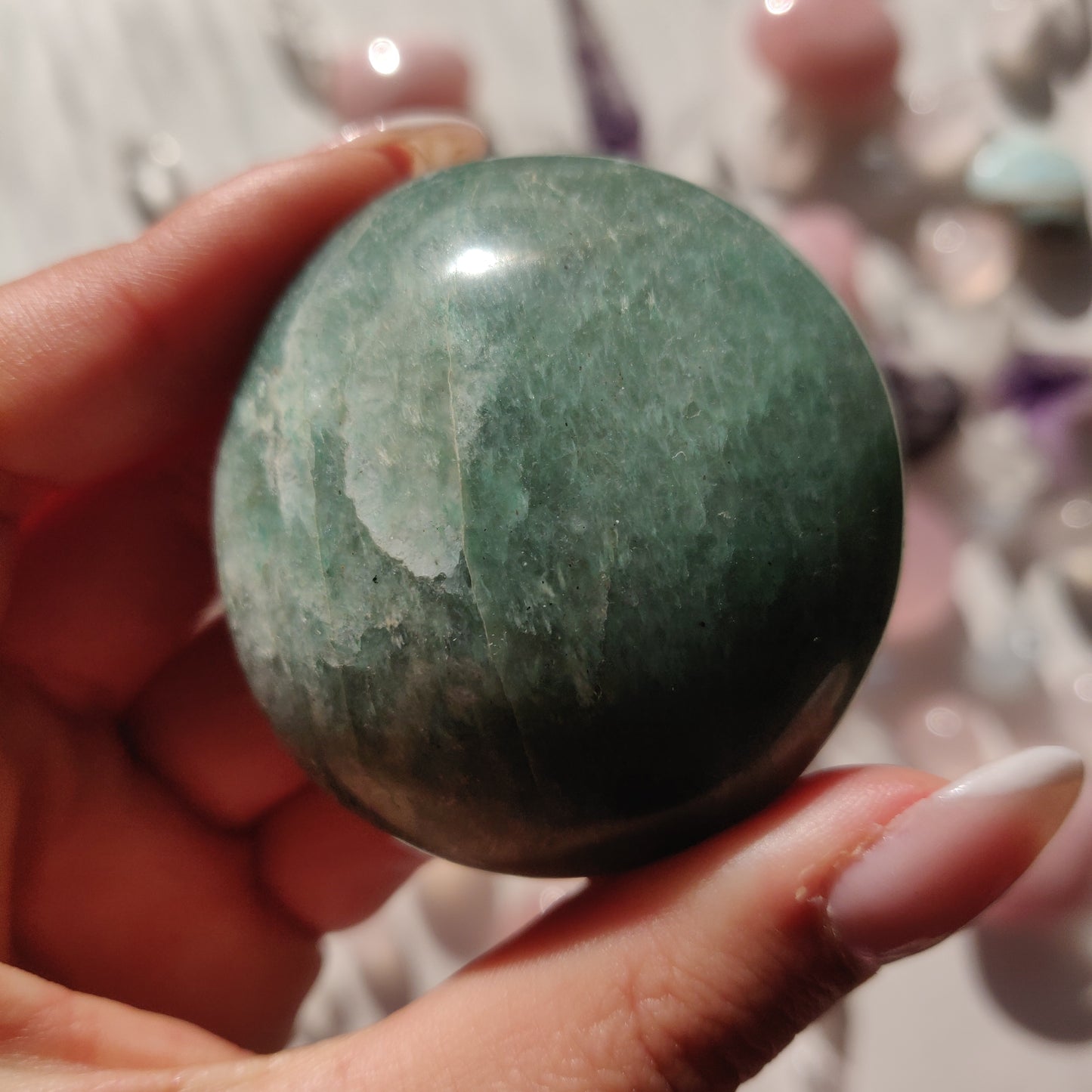 Green Aventurine Palm Stone (#11) - Simply Affinity