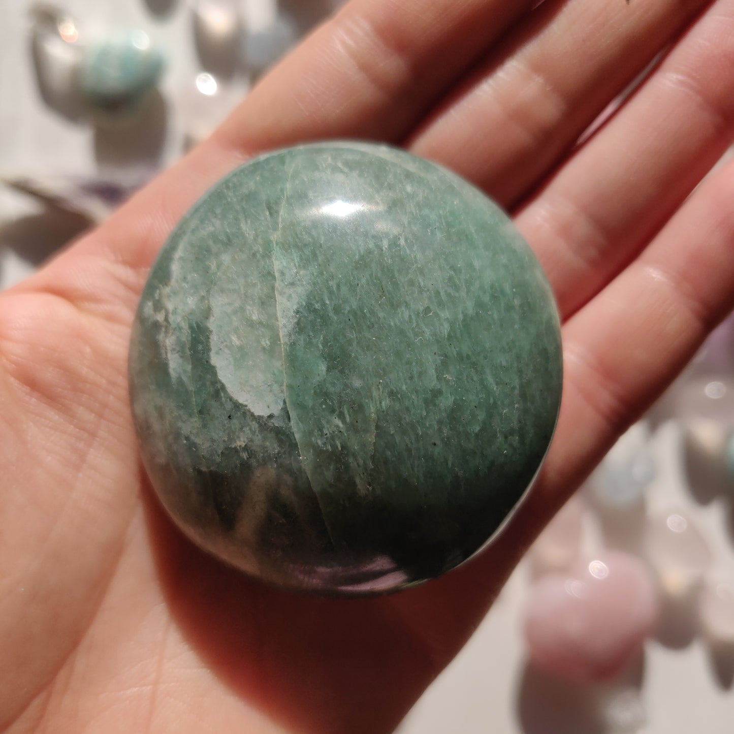 Green Aventurine Palm Stone (#11) - Simply Affinity