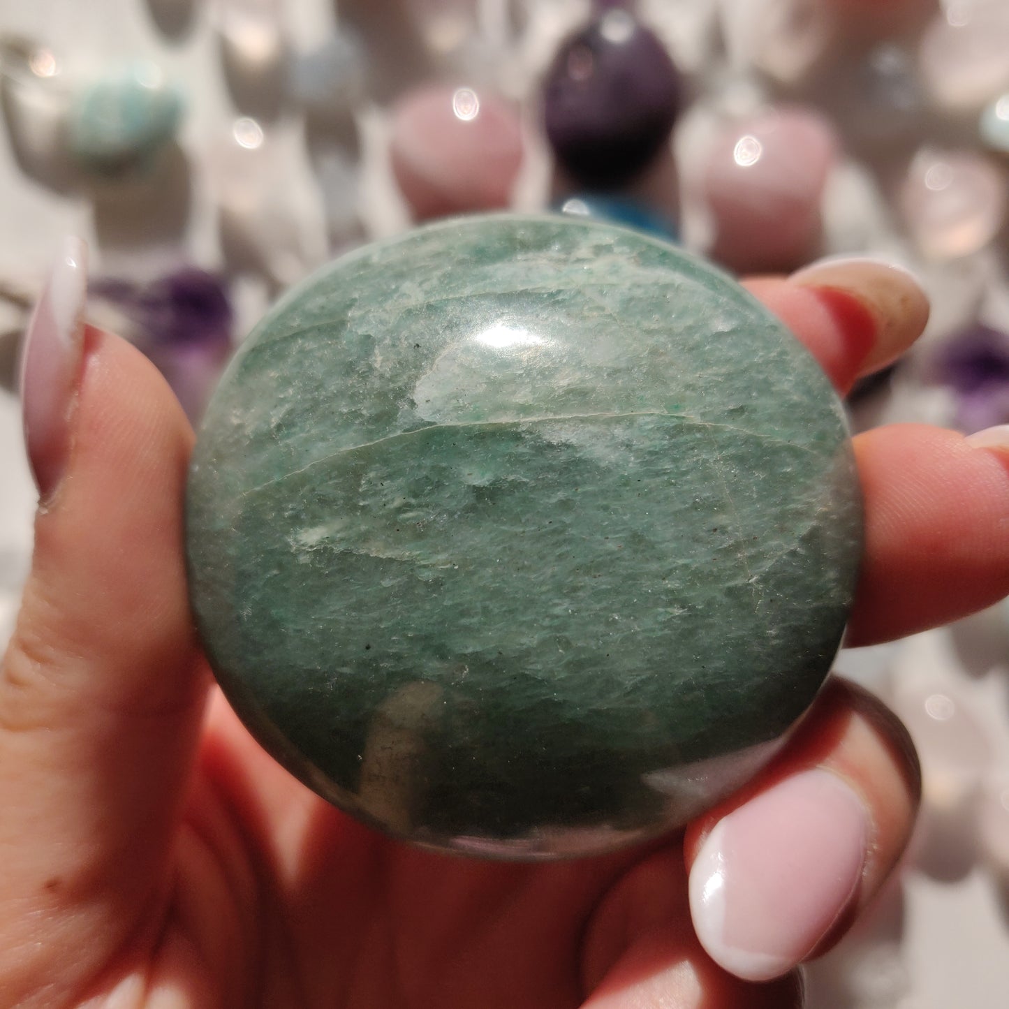 Green Aventurine Palm Stone (#11) - Simply Affinity