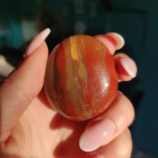 Rainbow Spirit Jasper Palm Stone (#7) - Simply Affinity