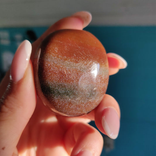 Rainbow Spirit Jasper Palm Stone (#8) - Simply Affinity