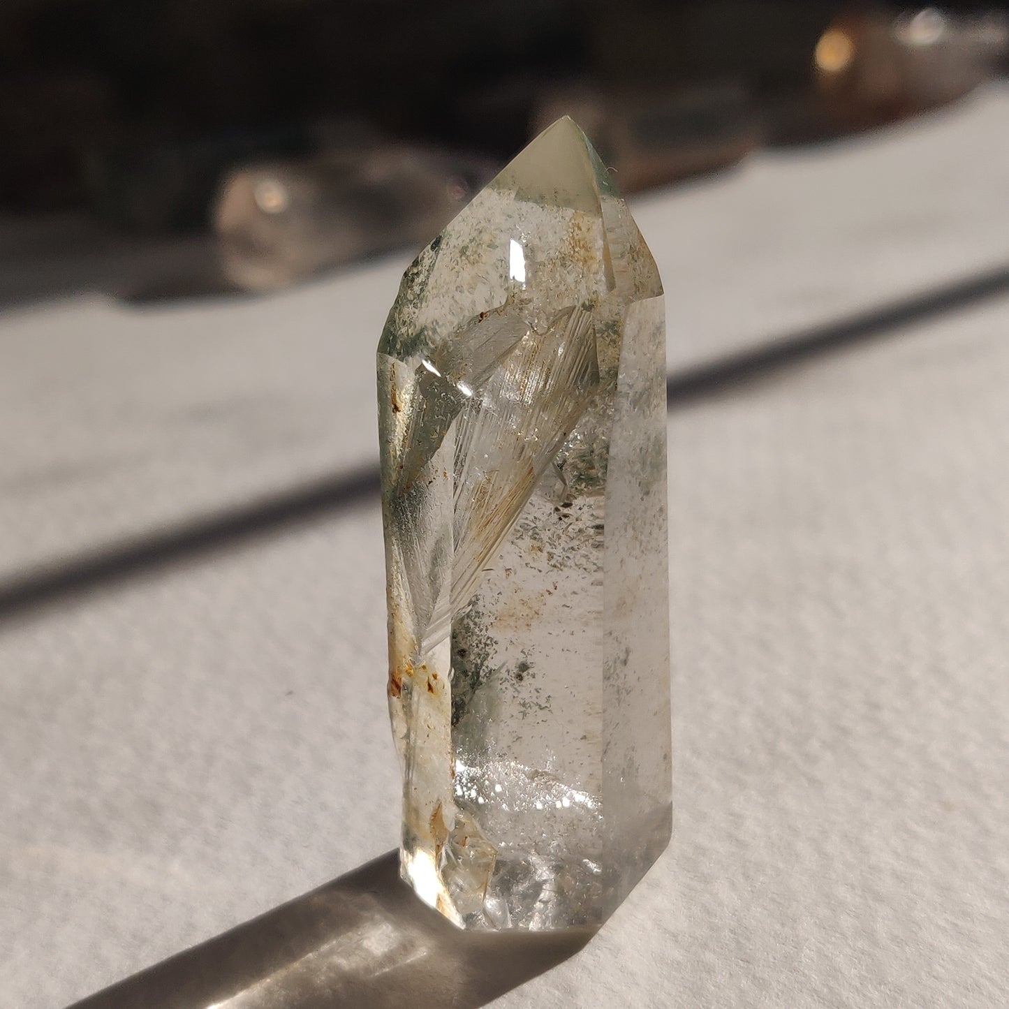 Garden Quartz Point, Lodolite Point (#1G) - Simply Affinity