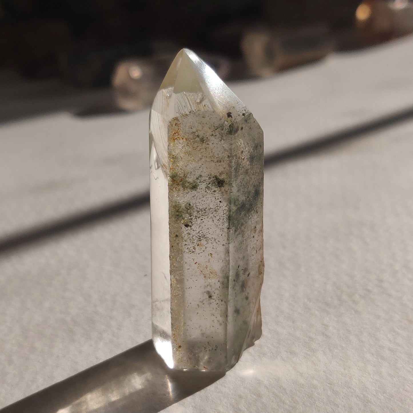 Garden Quartz Point, Lodolite Point (#1G) - Simply Affinity