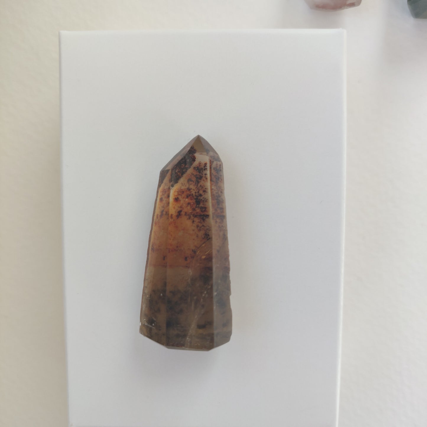 Smoky Garden Quartz Point, Lodolite Point (#3G) - Simply Affinity