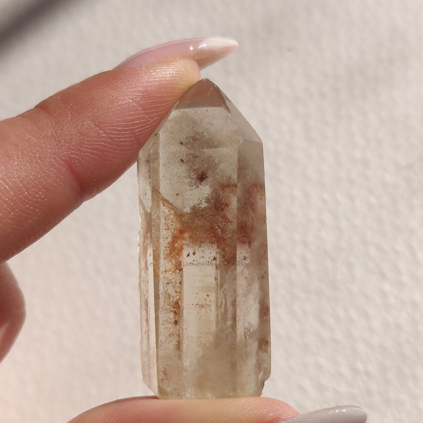 Garden Quartz Point, Lodolite Point (#4G) - Simply Affinity