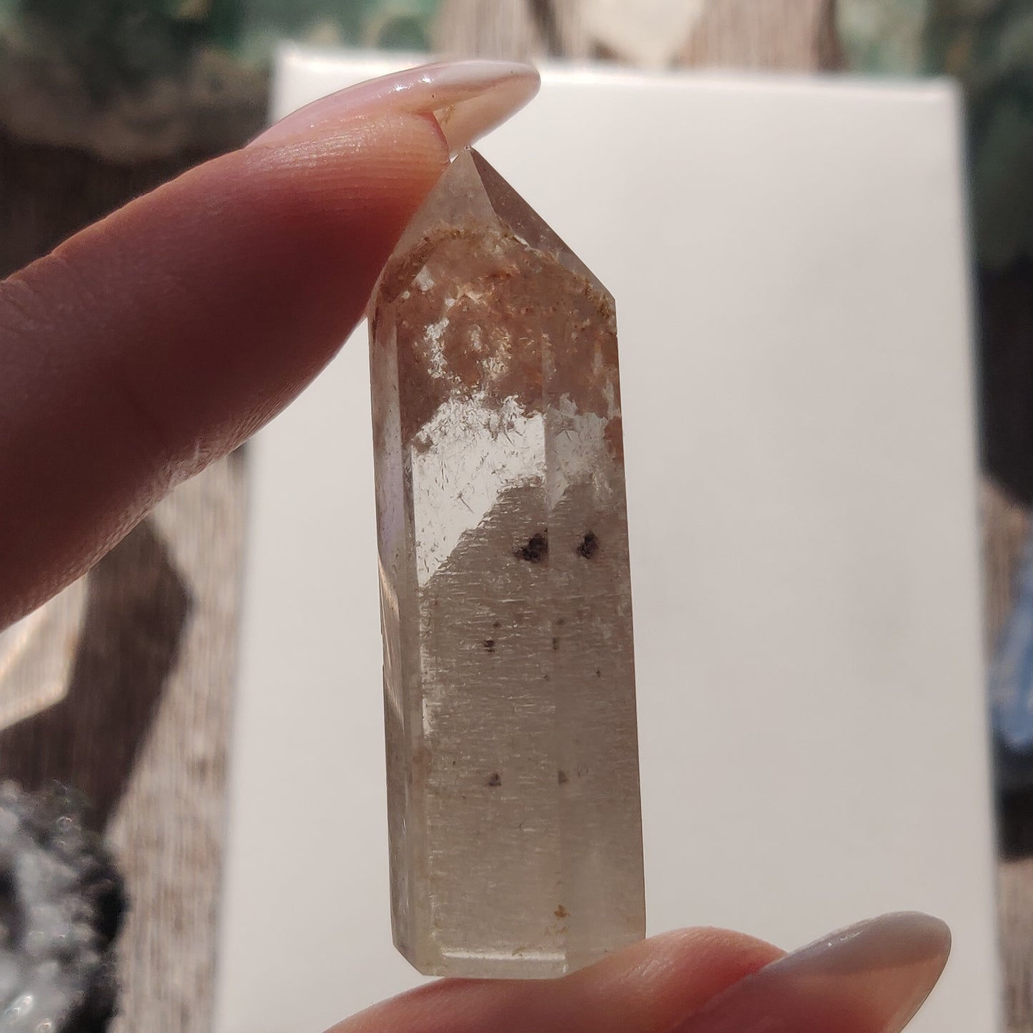 Garden Quartz Point, Lodolite Point (#8G) - Simply Affinity