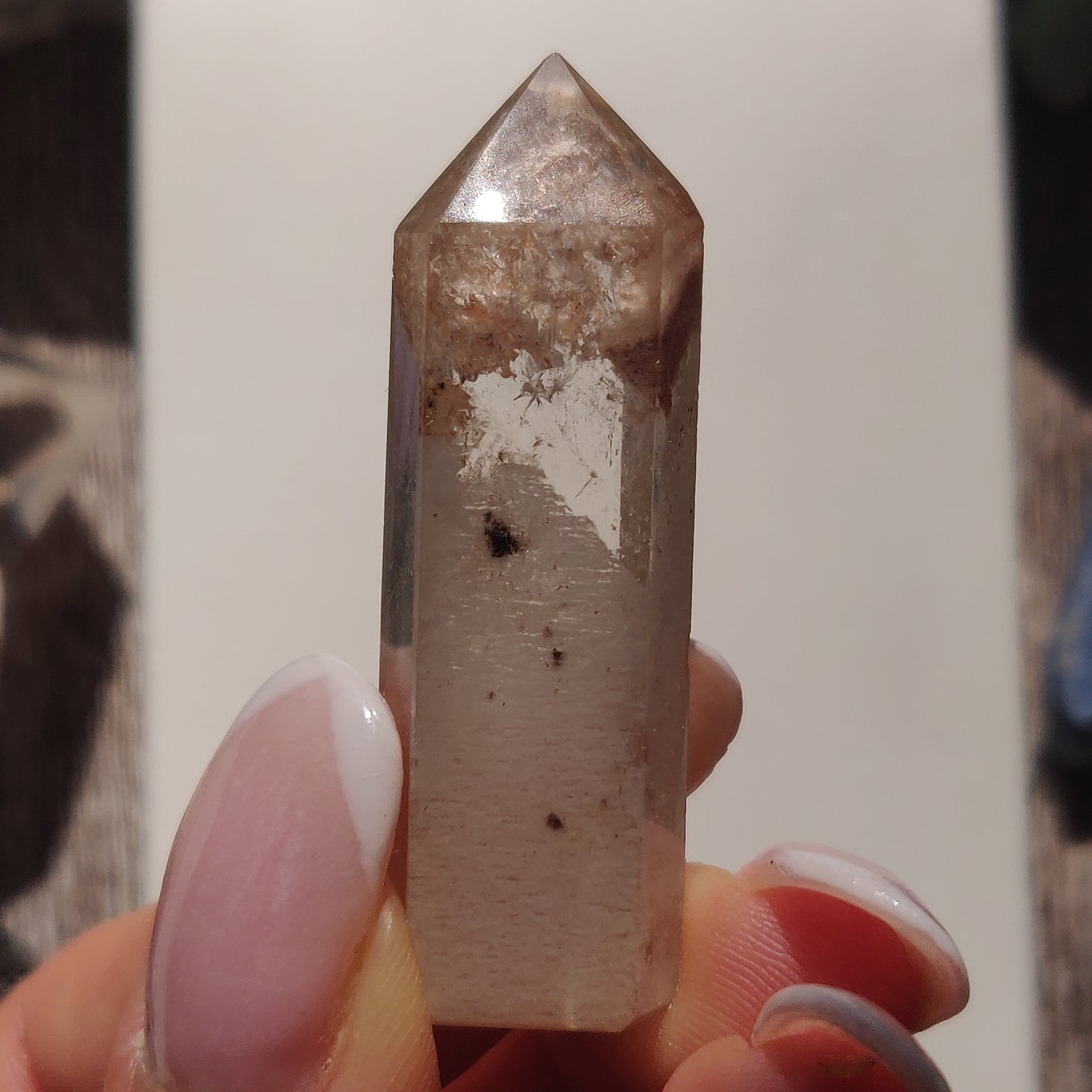 Garden Quartz Point, Lodolite Point (#8G) - Simply Affinity