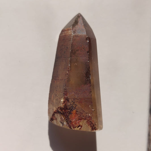 Smoky Garden Quartz Point, Lodolite Point (#10G) - Simply Affinity