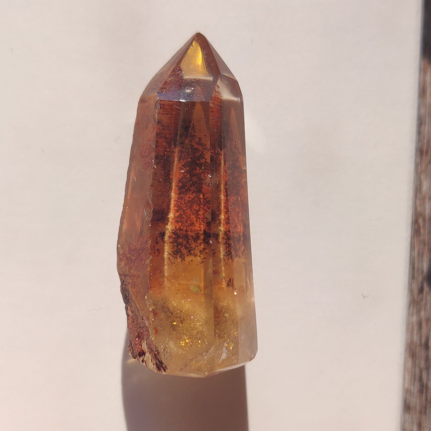 Smoky Garden Quartz Point, Lodolite Point (#10G) - Simply Affinity