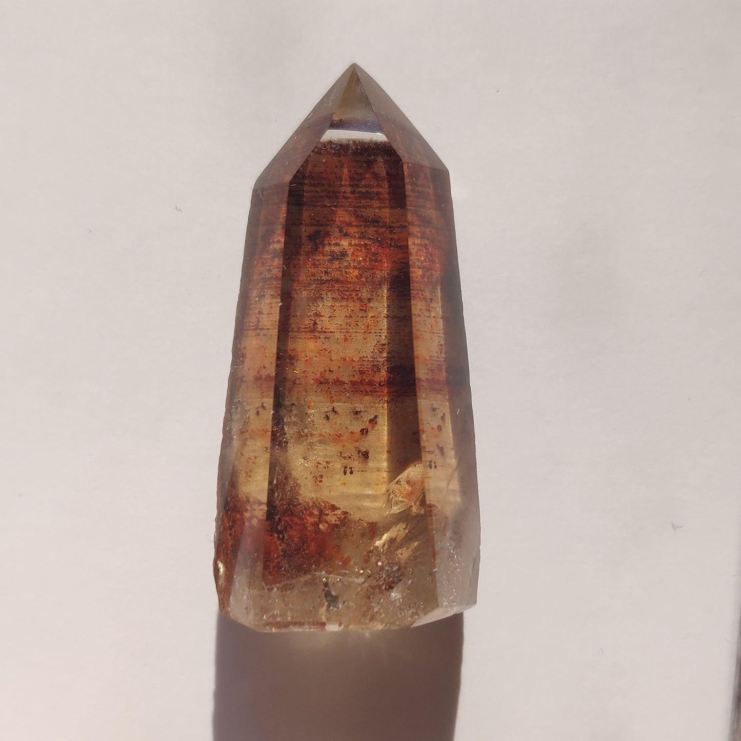Smoky Garden Quartz Point, Lodolite Point (#10G) - Simply Affinity