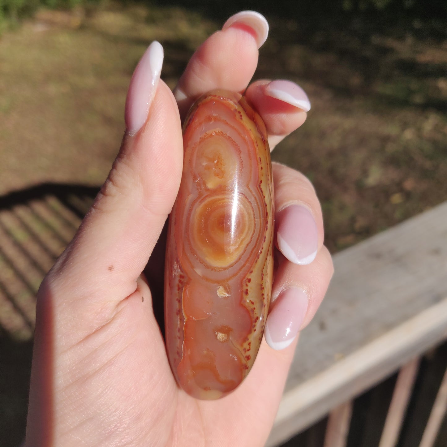 Carnelian Palm Stone (#5) - Simply Affinity