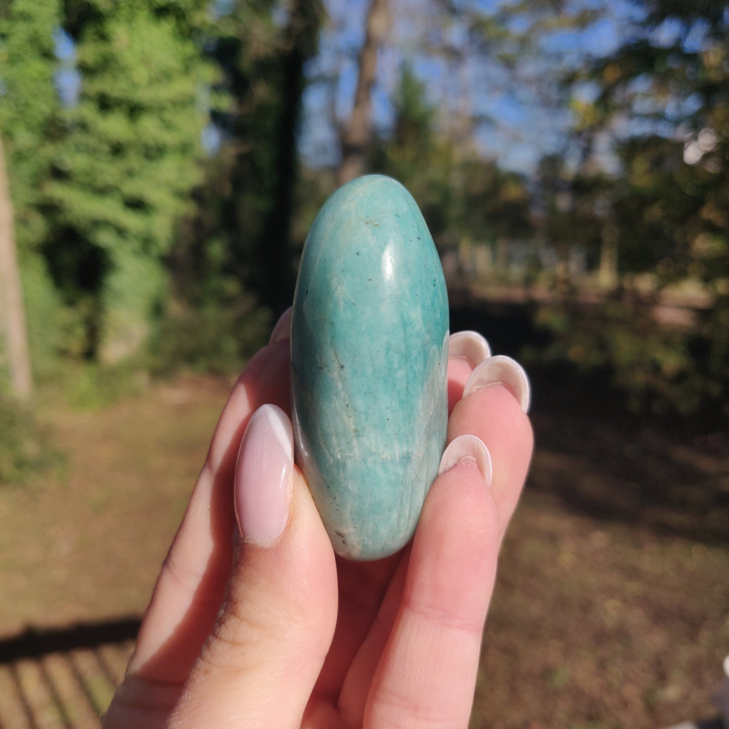 Amazonite Palm Stone (#14) - Simply Affinity