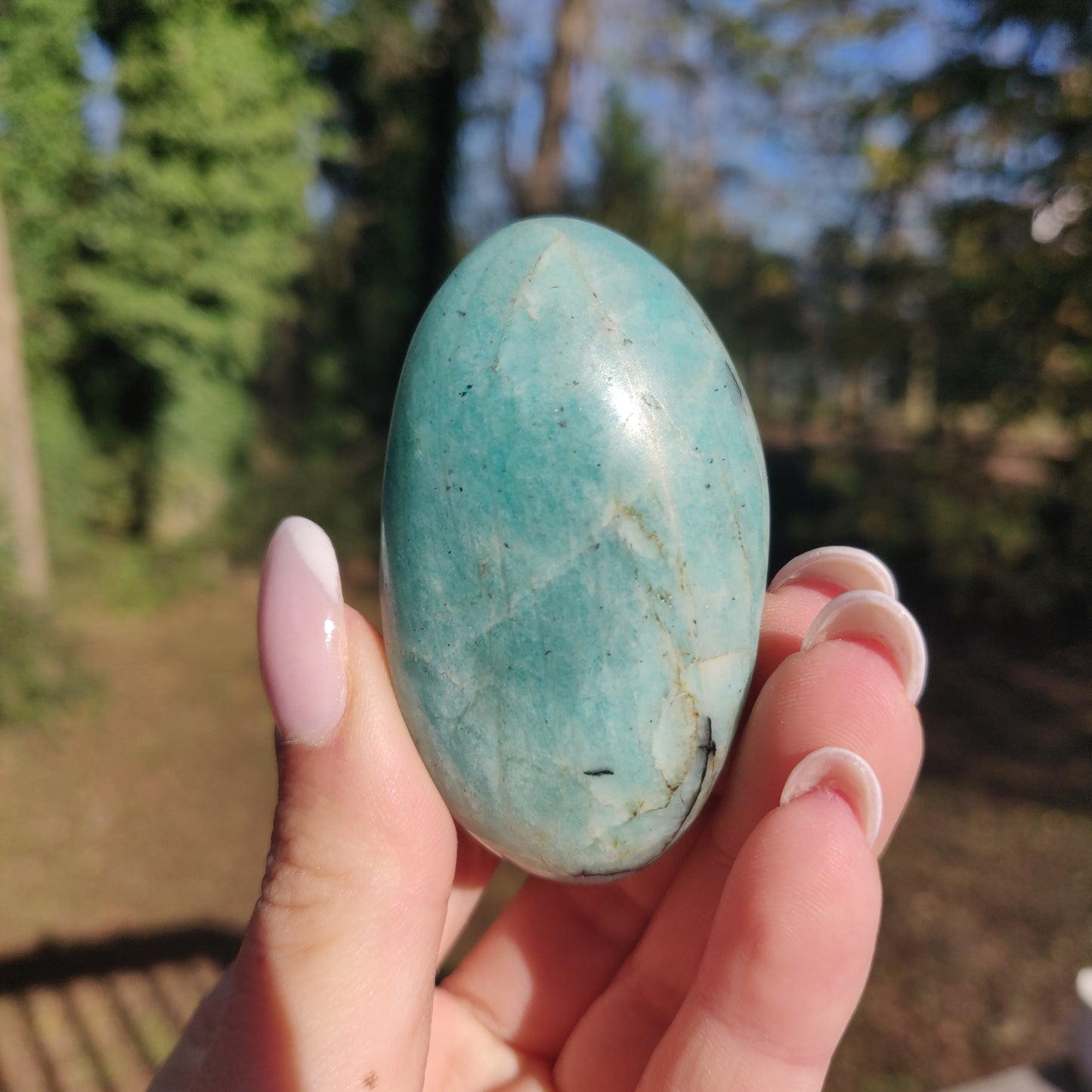 Amazonite Palm Stone (#14) - Simply Affinity