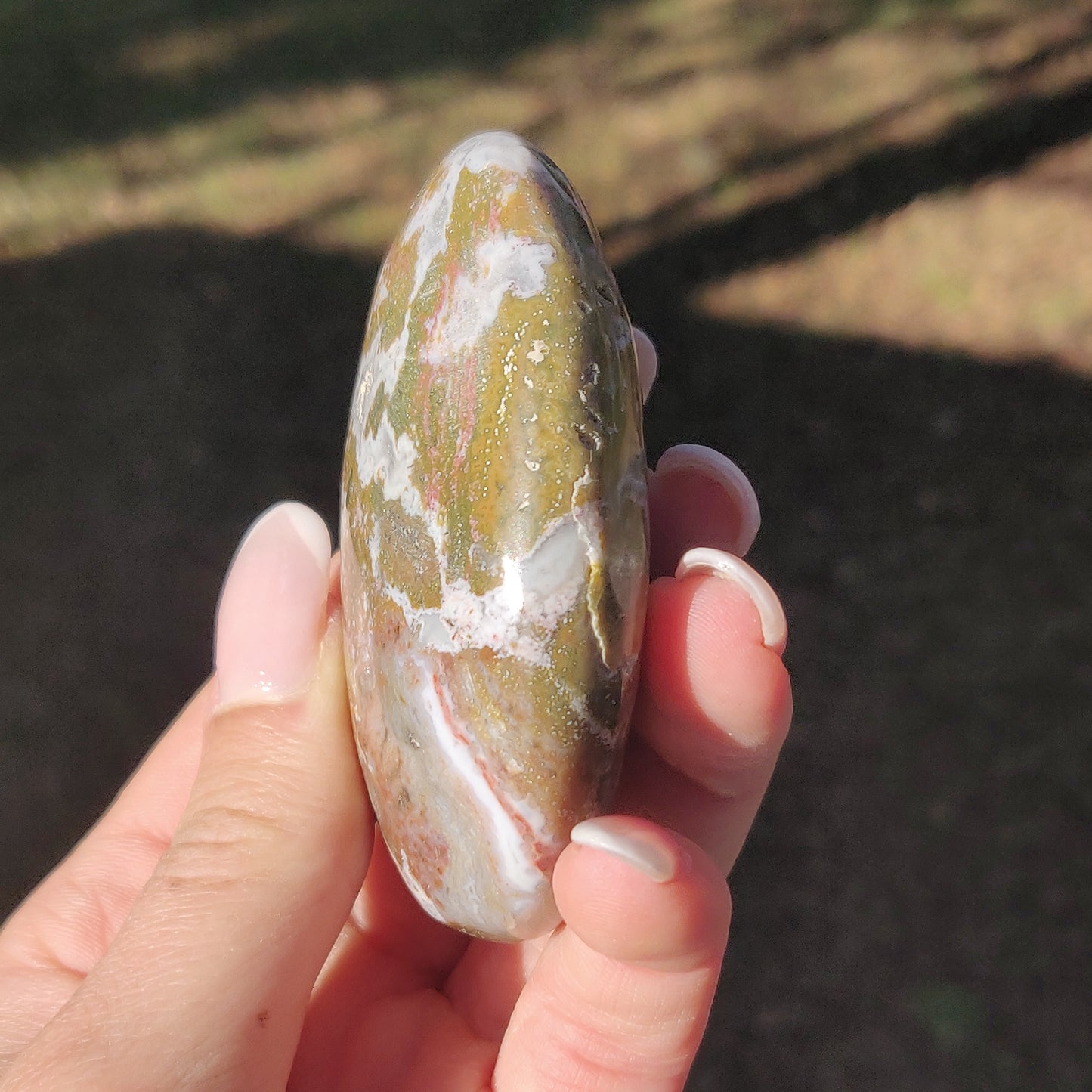 Ocean Jasper Palm Stone (#51) - Simply Affinity