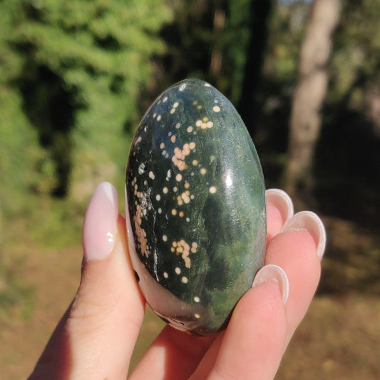 Ocean Jasper Palm Stone (#9) - Simply Affinity