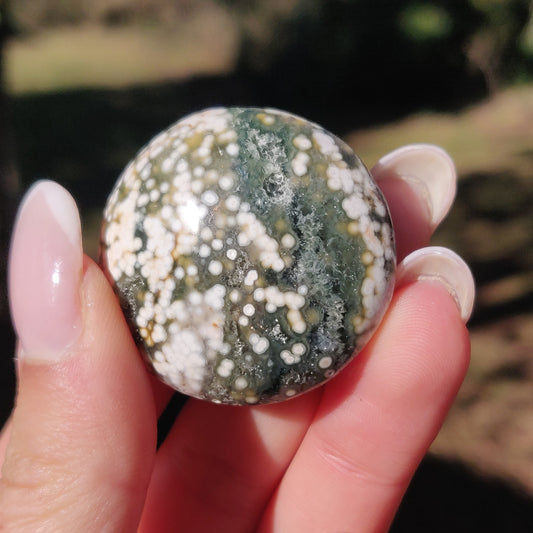 Ocean Jasper Pocket Stone (#57) - Simply Affinity