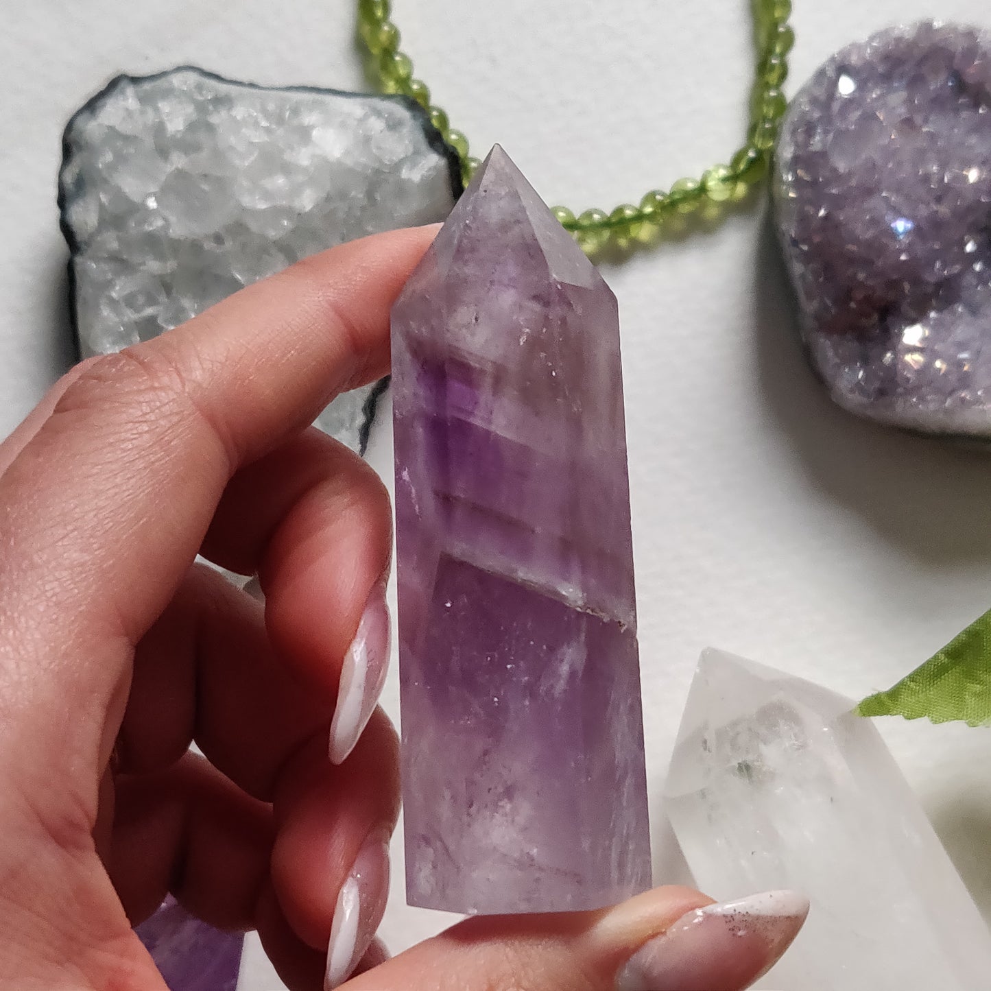 Polished Smoky Amethyst Point (#4) - Simply Affinity