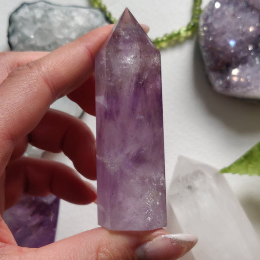 Polished Smoky Amethyst Point (#4) - Simply Affinity
