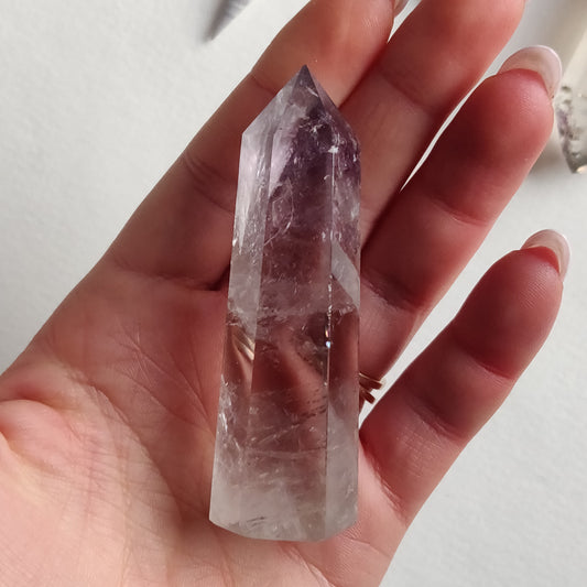 Polished Smoky Amethyst Point (#8) - Simply Affinity