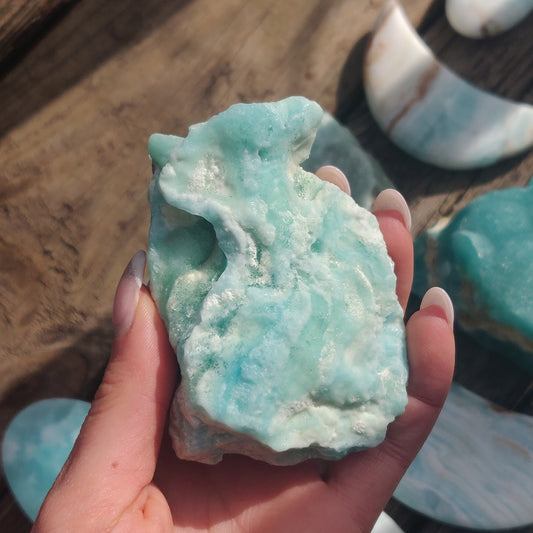 Raw Blue Aragonite (#3) - Simply Affinity