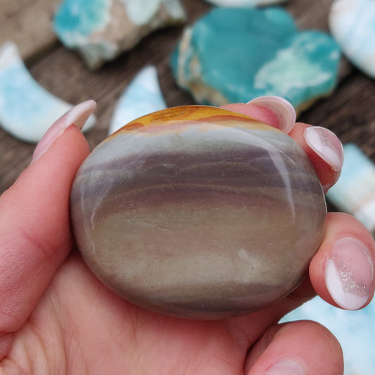 Polychrome Jasper Palm Stone (#11) - Simply Affinity