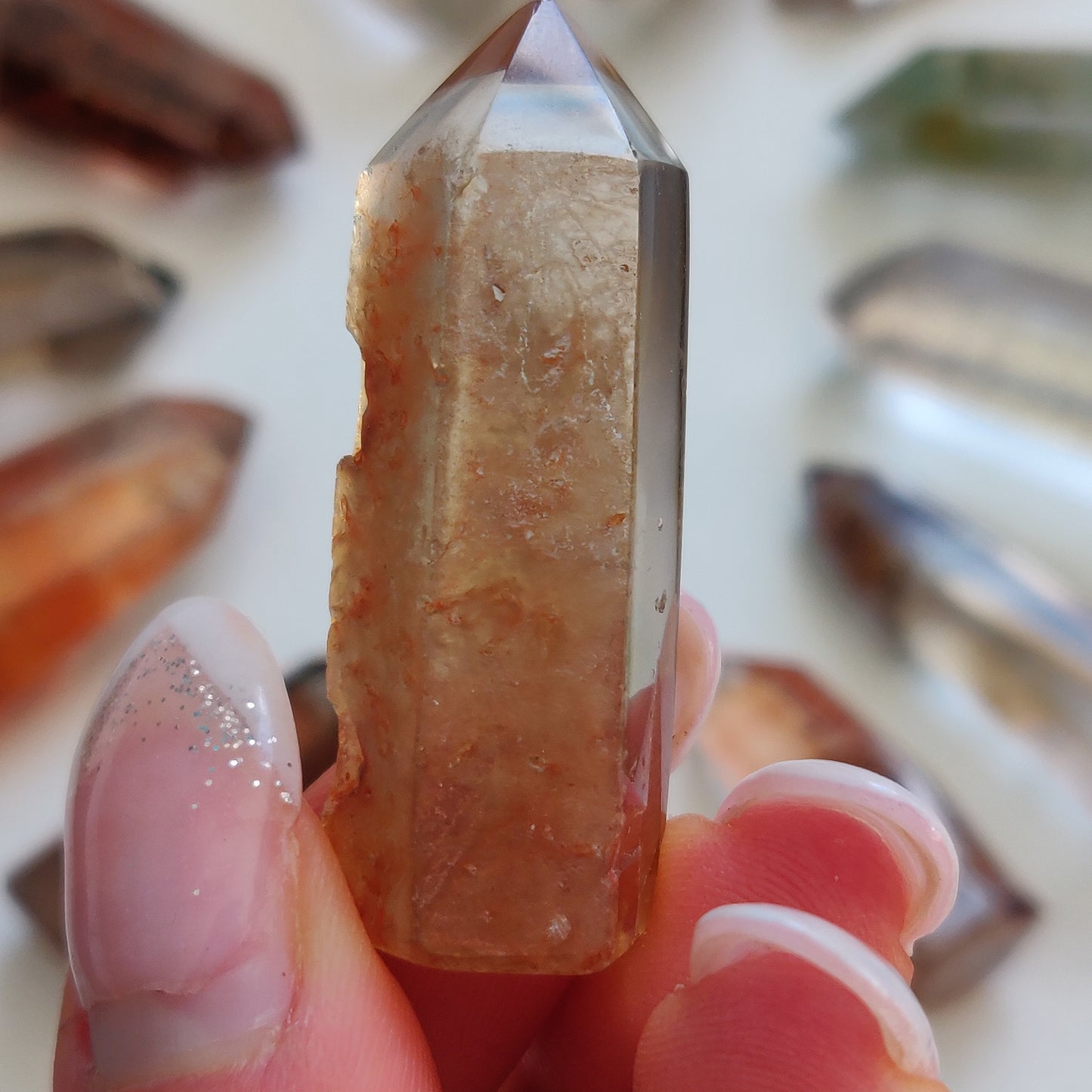 Garden Quartz Point, Lodolite Point (#24G) - Simply Affinity